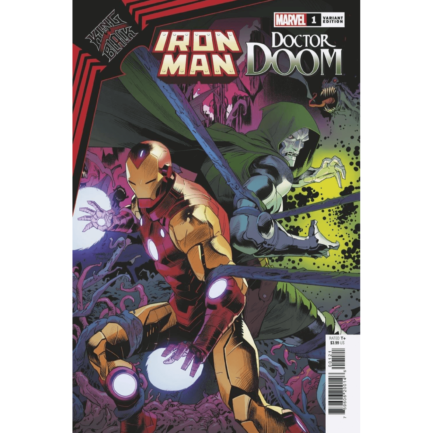 KING IN BLACK IRON MAN DOOM #1 MORA VAR