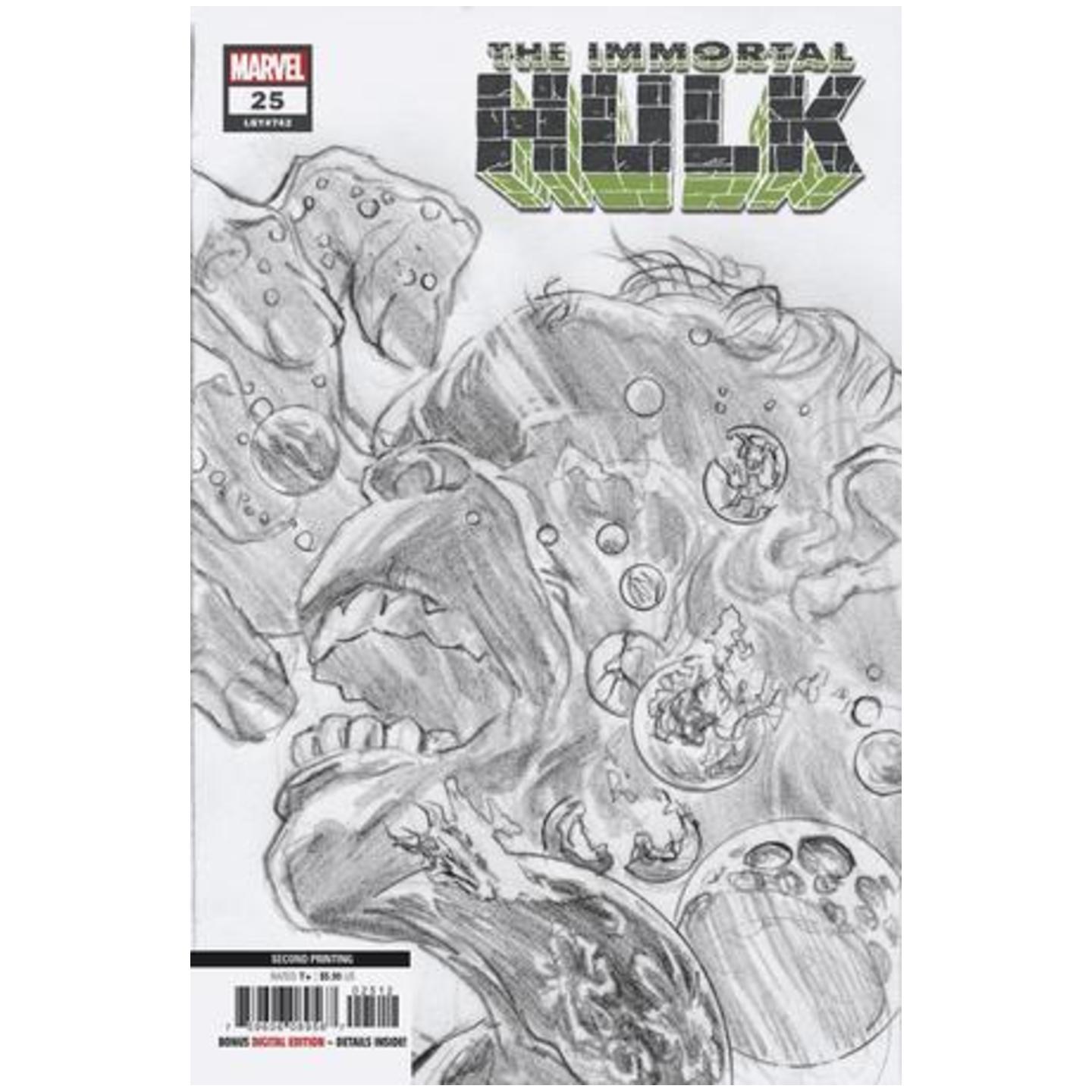 IMMORTAL HULK 25 2ND PTG ROSS VAR