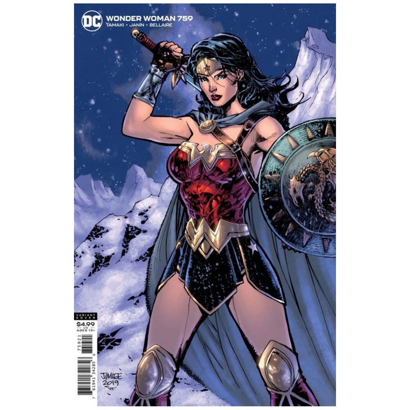 WONDER WOMAN #759 CVR B JIM LEE CARD STOCK VAR