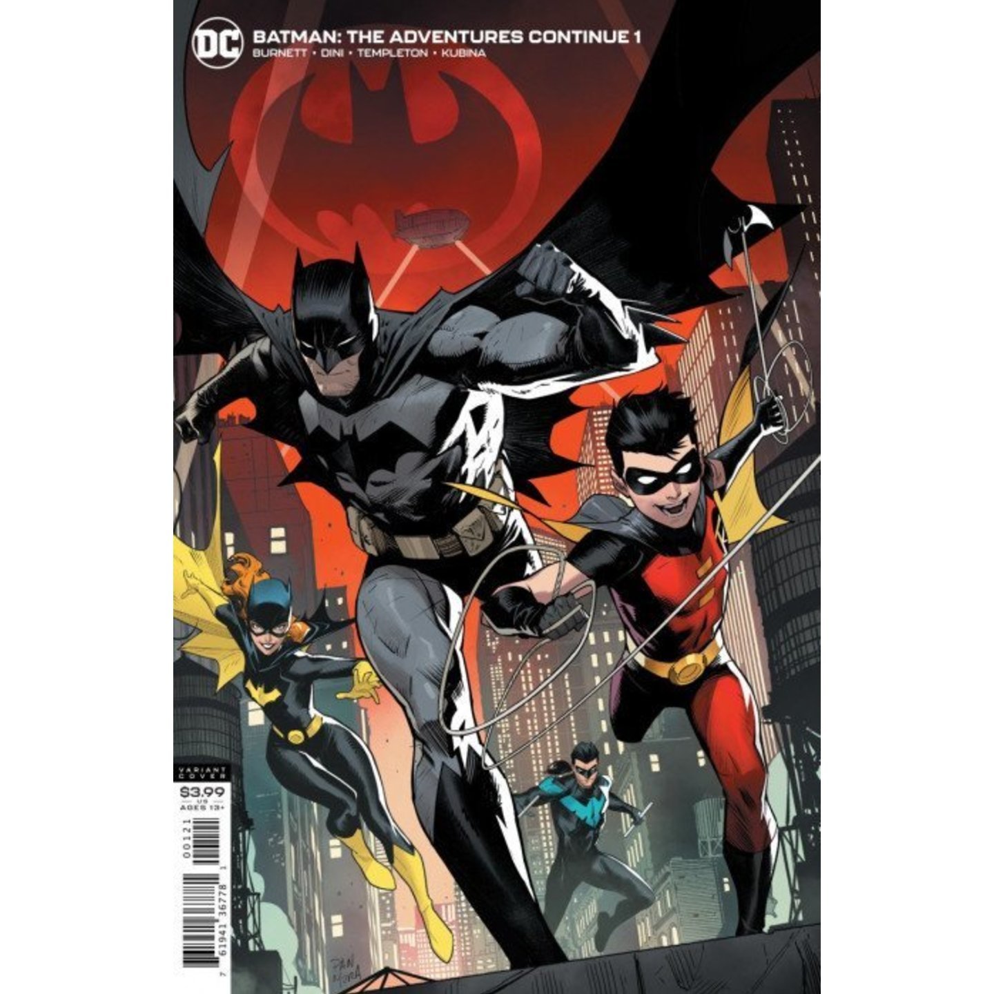 BATMAN THE ADVENTURES CONTINUE 1 VARIANT COVER BY DAN MORA