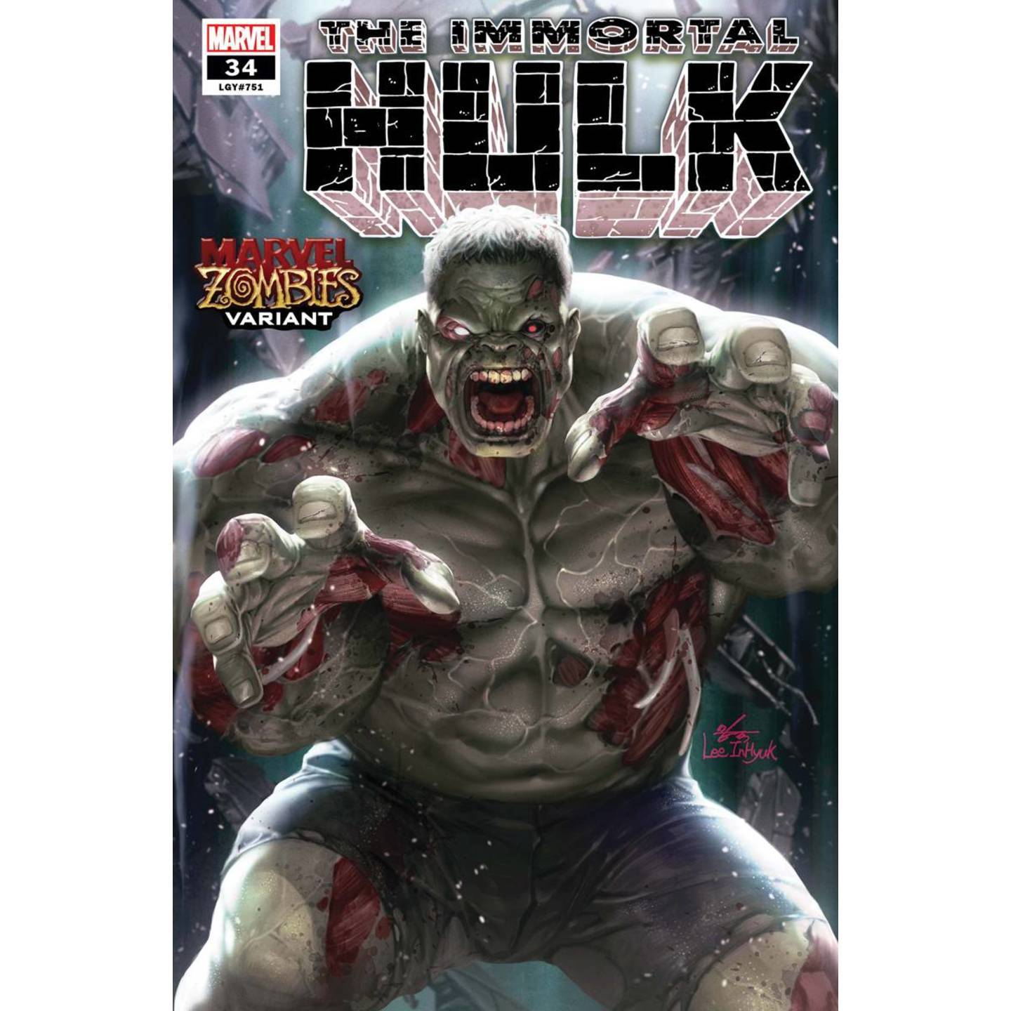 IMMORTAL HULK 34 INHYUK LEE MARVEL ZOMBIES VAR