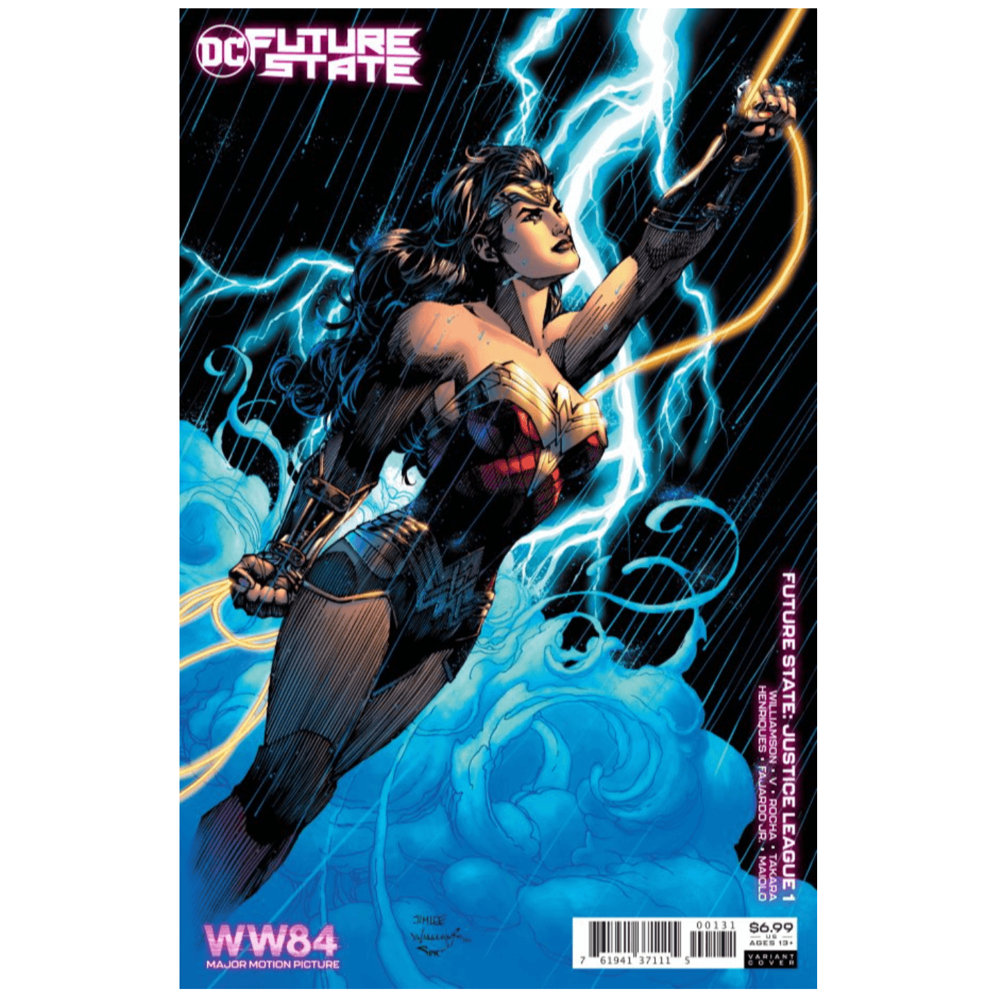 FUTURE STATE JUSTICE LEAGUE #1 (OF 2) CVR C WONDER WOMAN 1984 JIM LEE CARD STOCK VAR