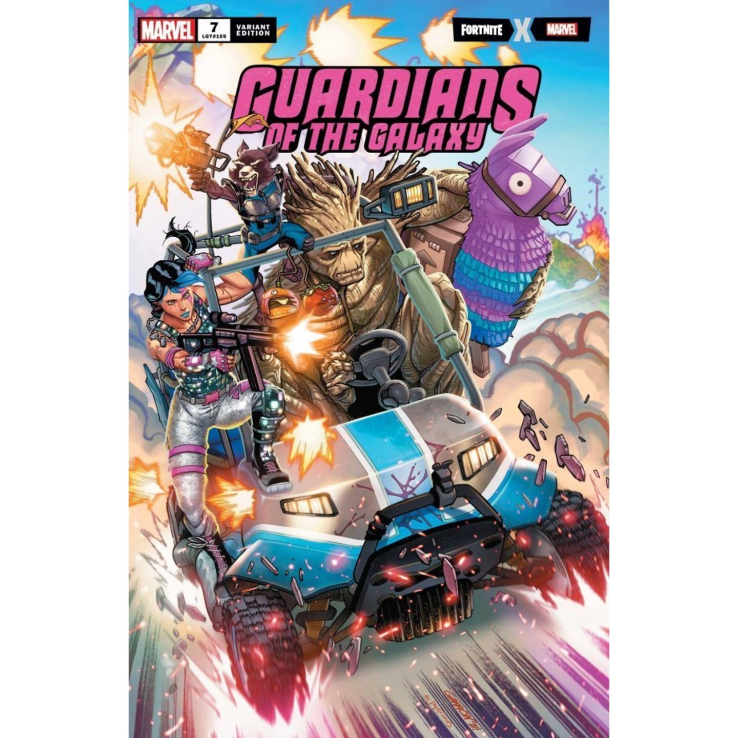 GUARDIANS OF THE GALAXY #7 GARRON FORTNITE VAR