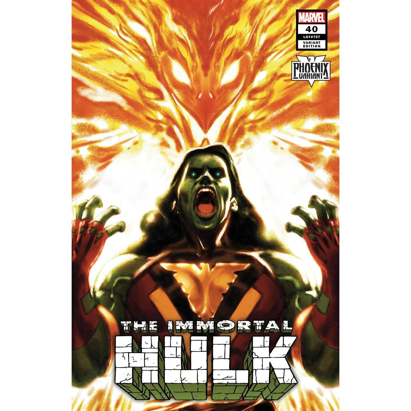 IMMORTAL HULK #40 CLARKE SHE-HULK PHOENIX VAR