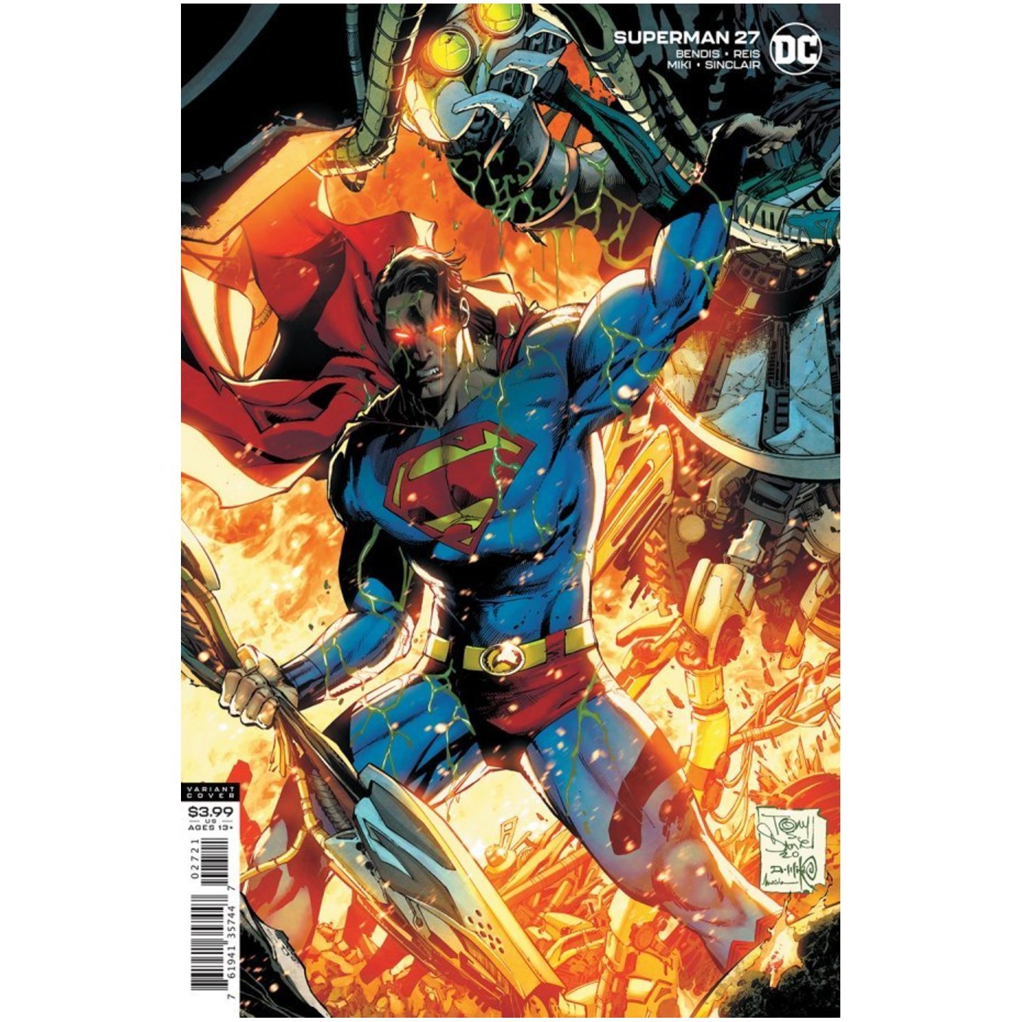 SUPERMAN #27 CVR B TONY S DANIEL & DANNY MIKI VAR