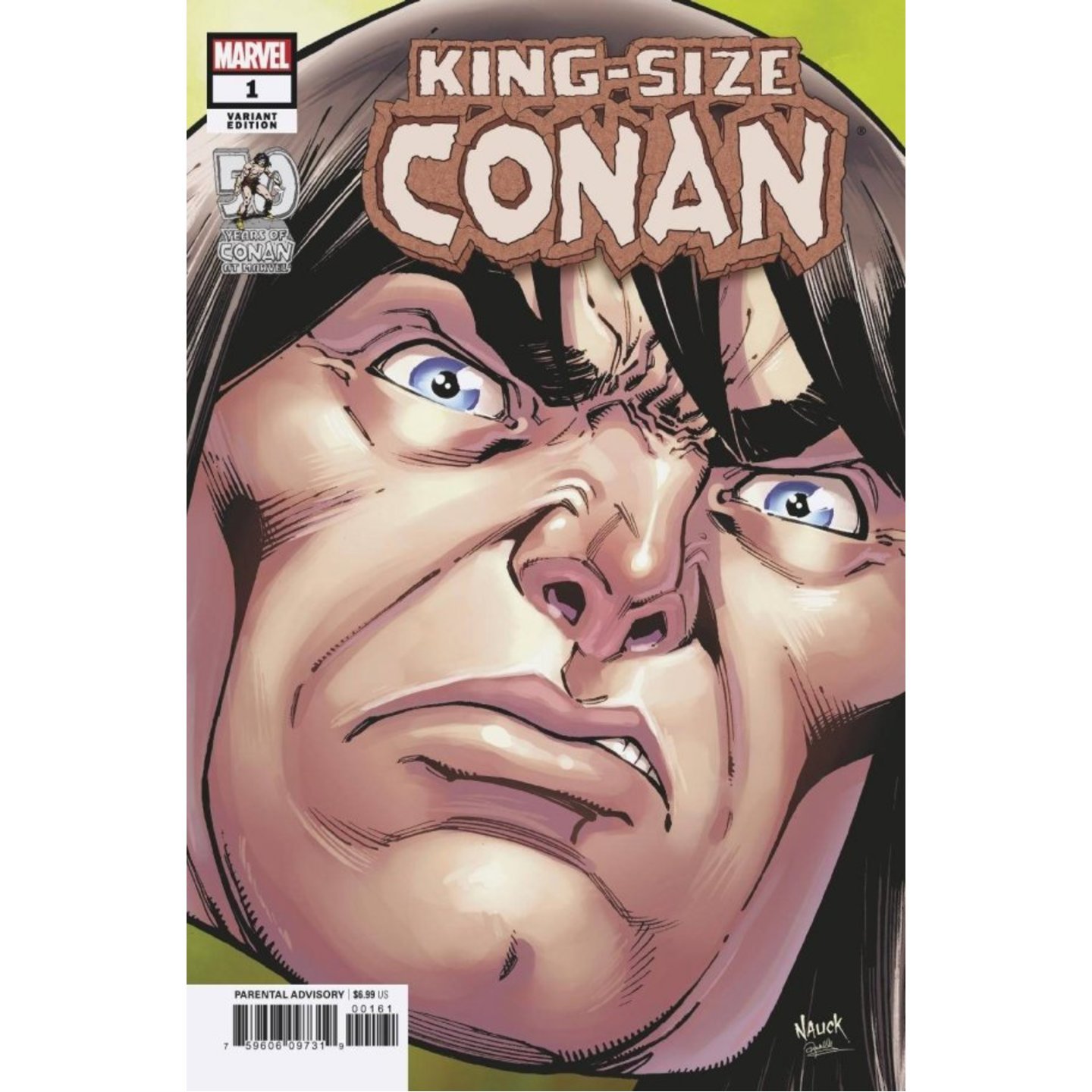 KING-SIZE CONAN #1 NAUCK HEADSHOT VAR