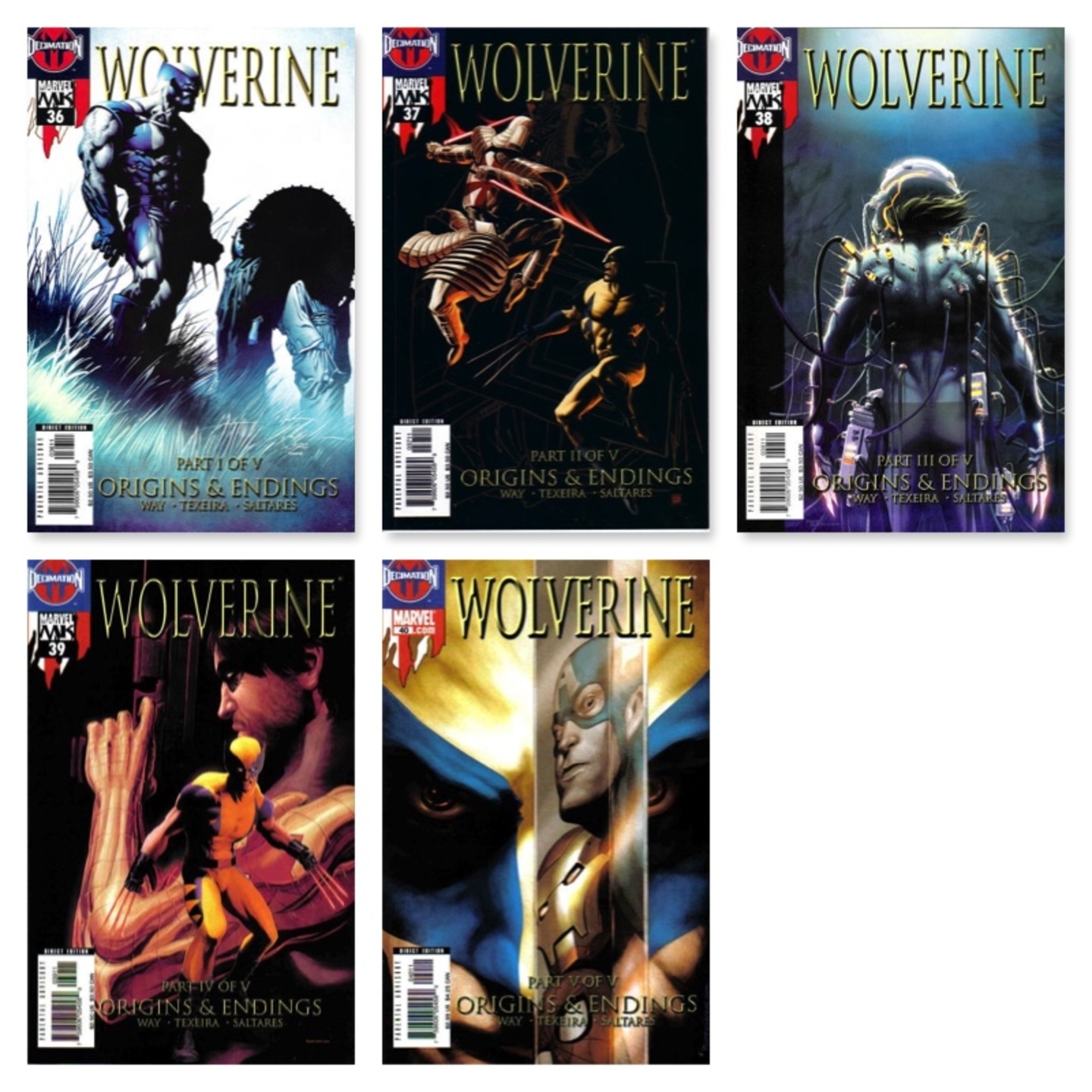 WOLVERINE #36 - #40 