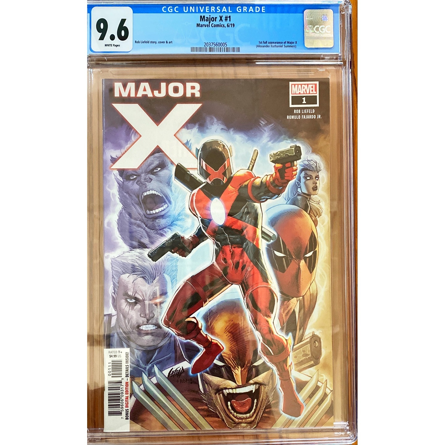 MAJOR X #1 CGC 9.6