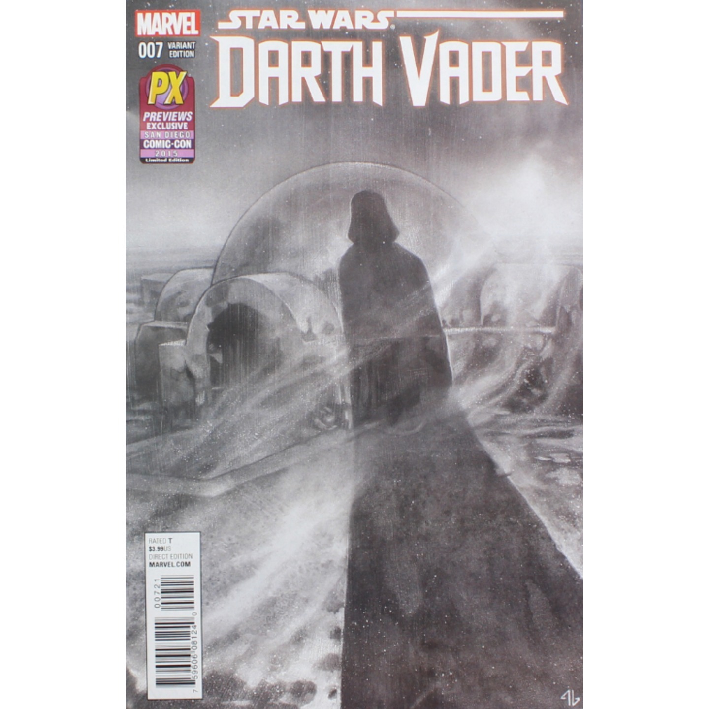 DARTH VADER #7 - B&W VARIANT - GRANOV