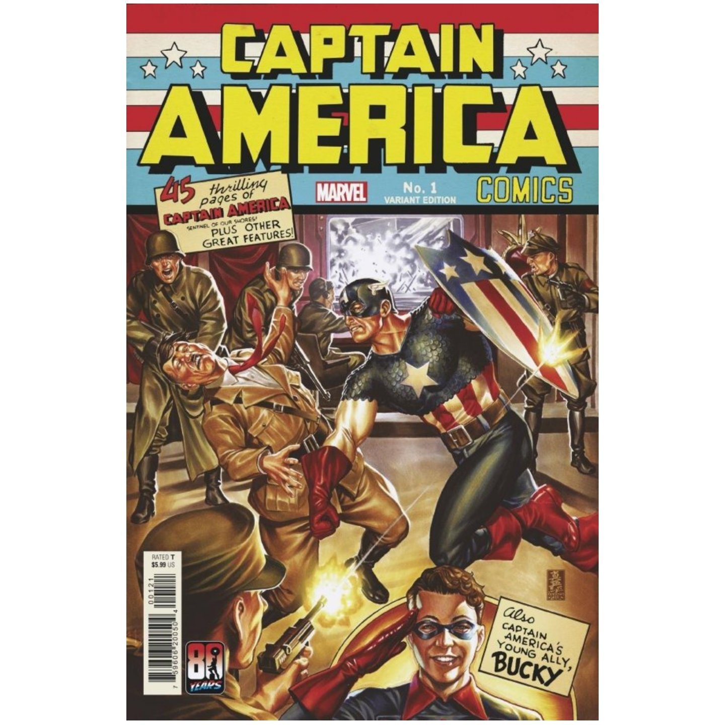 CAPTAIN AMERICA ANNIVERSARY TRIBUTE #1 BROOKS VAR