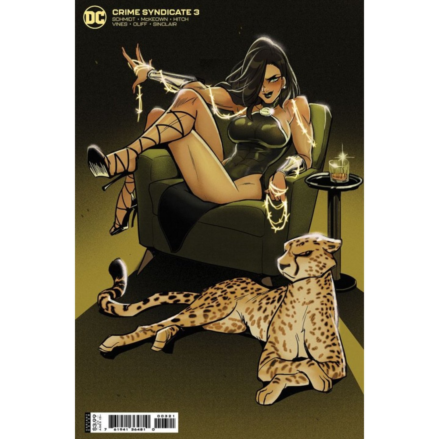 CRIME SYNDICATE 3 OF 6 CVR B BABS TARR CARD STOCK VAR