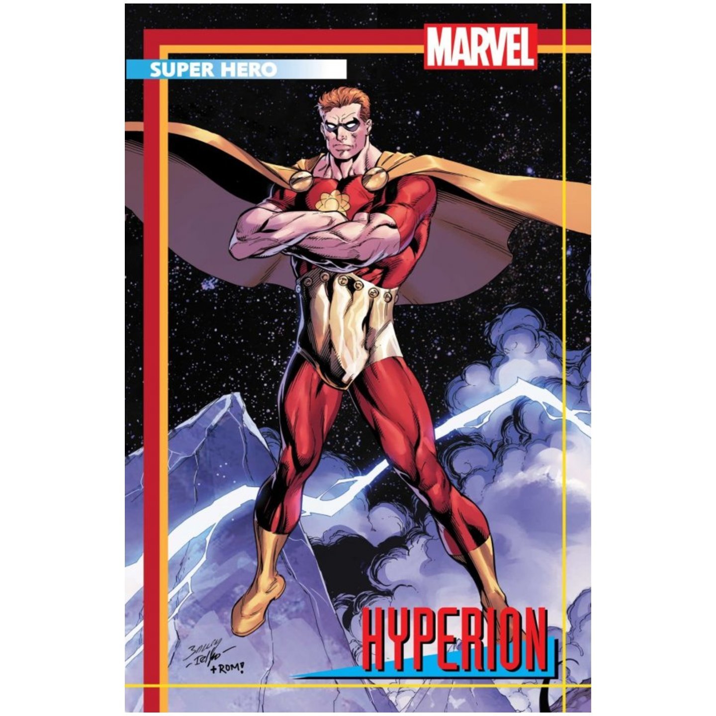 HEROES REBORN #2 (OF 7) BAGLEY TRADING CARD VAR