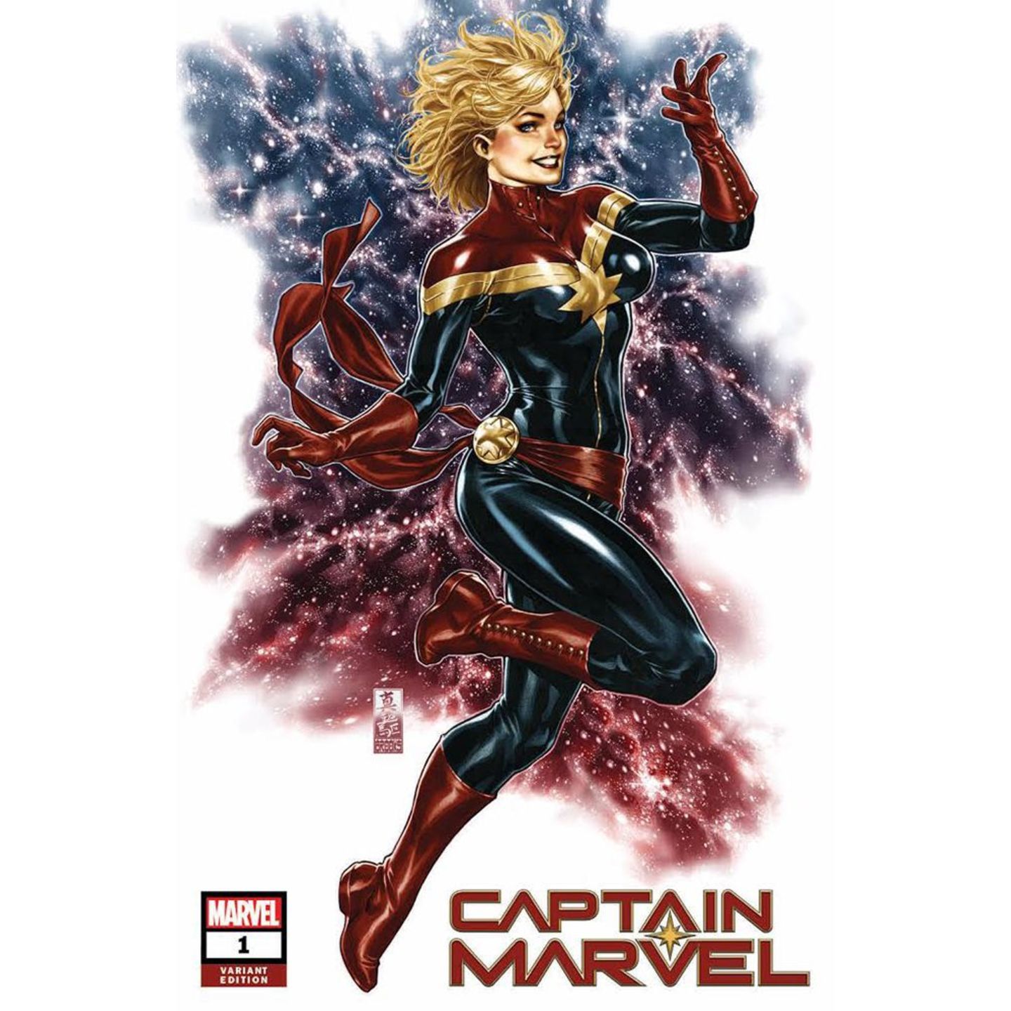 Captain Marvel 1 Mark Brooks Variant