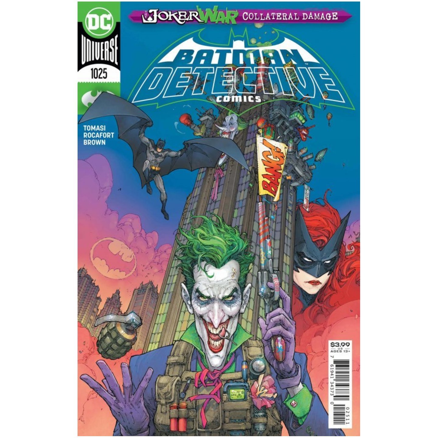 DETECTIVE COMICS #1025 CVR A KENNETH ROCAFORT (JOKER WAR)