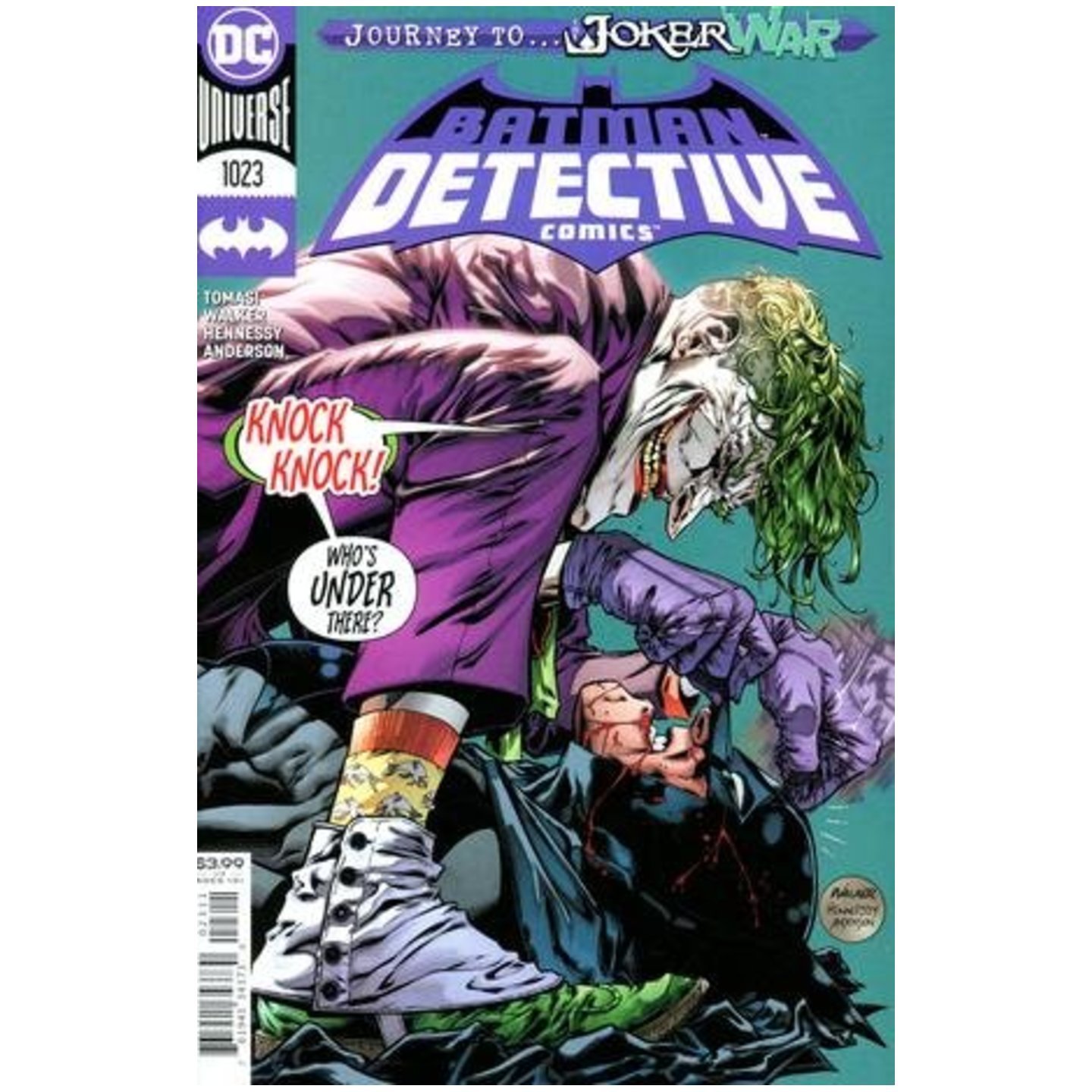 DETECTIVE COMICS #1023 CVR A BRAD WALKER (JOKER WAR)