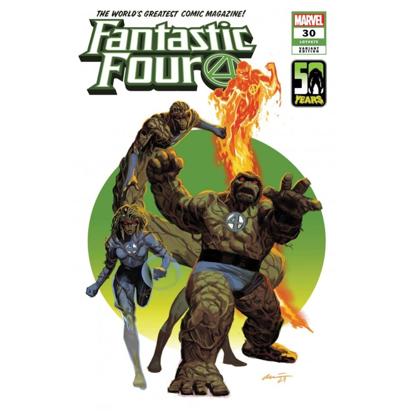 FANTASTIC FOUR #30 ACUNA THE THING-THING VAR KIB