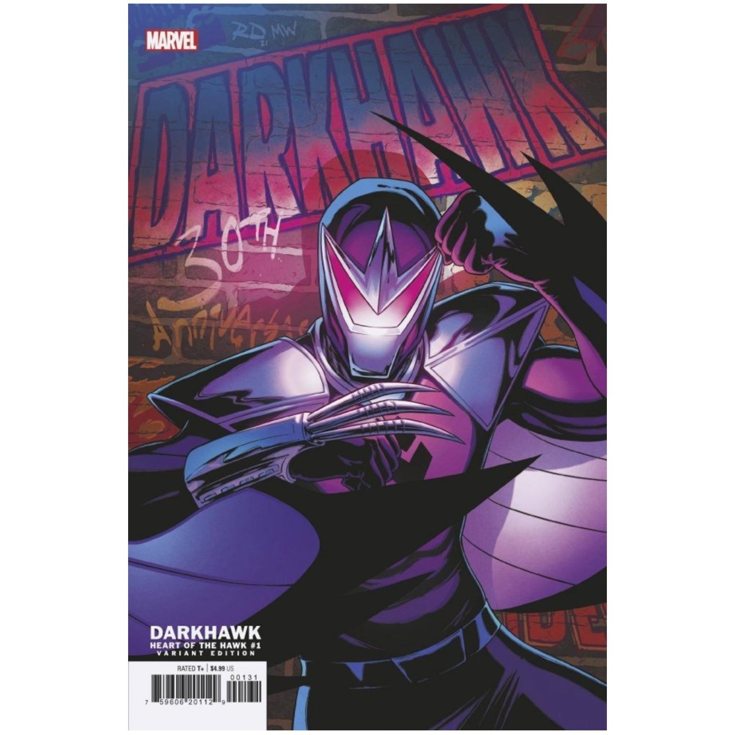 DARKHAWK HEART OF HAWK #1 DAUTERMAN VAR