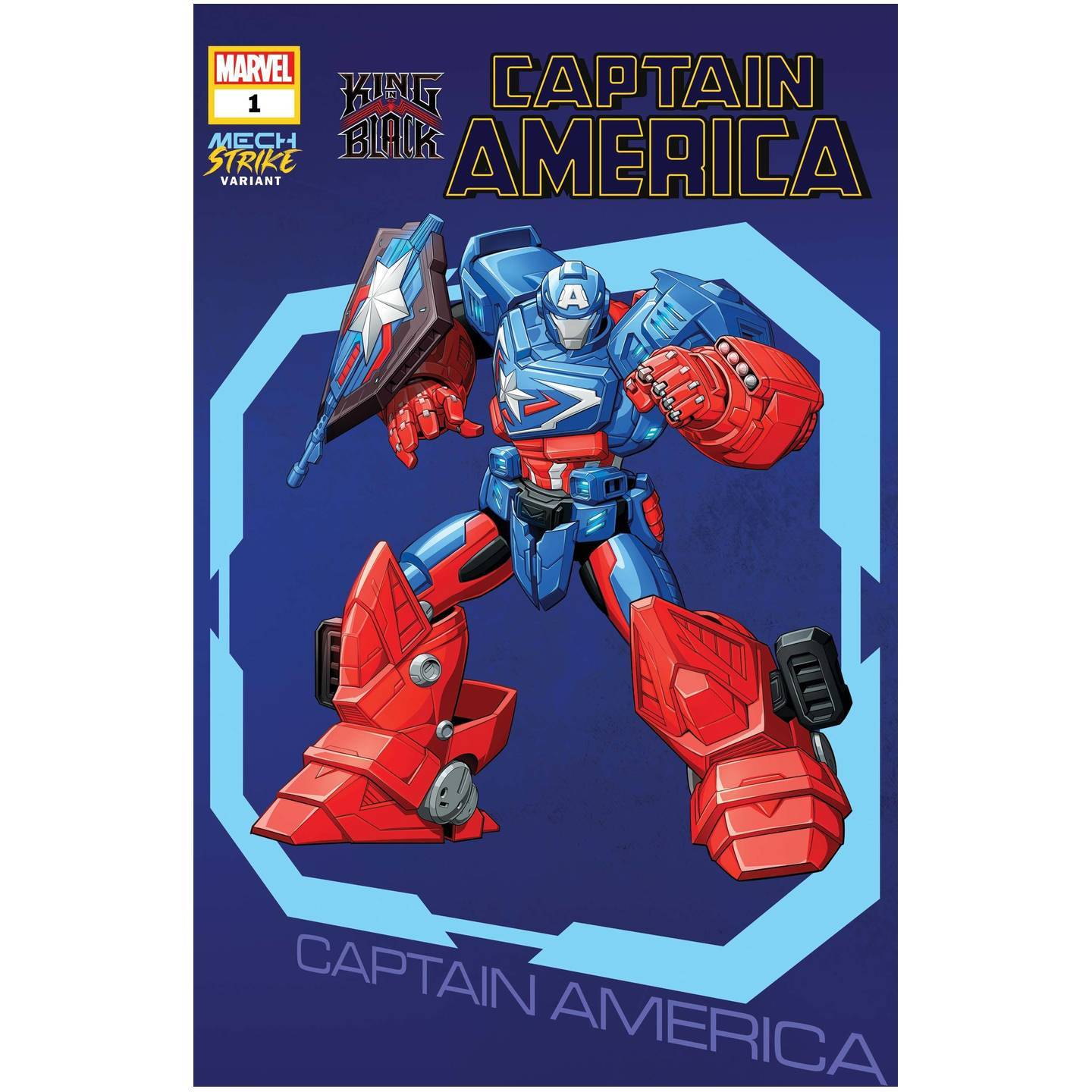 KING IN BLACK CAPTAIN AMERICA #1 AVENGERS MECH STRIKE VAR