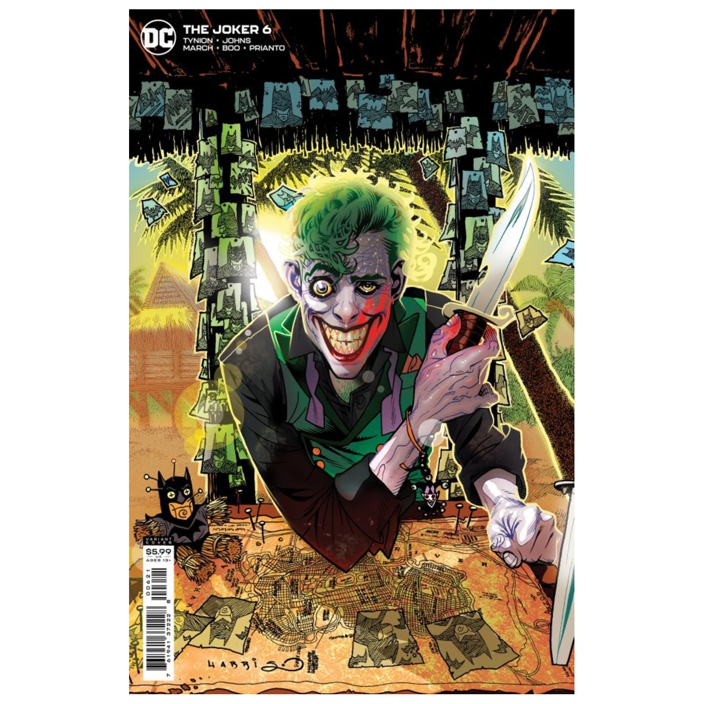 JOKER #6 CVR B TONY HARRIS VAR