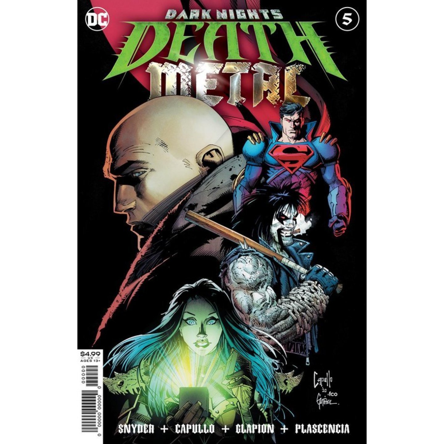 DARK NIGHTS DEATH METAL #5 (OF 7) CVR A GREG CAPULLO EMBOSSED FOIL