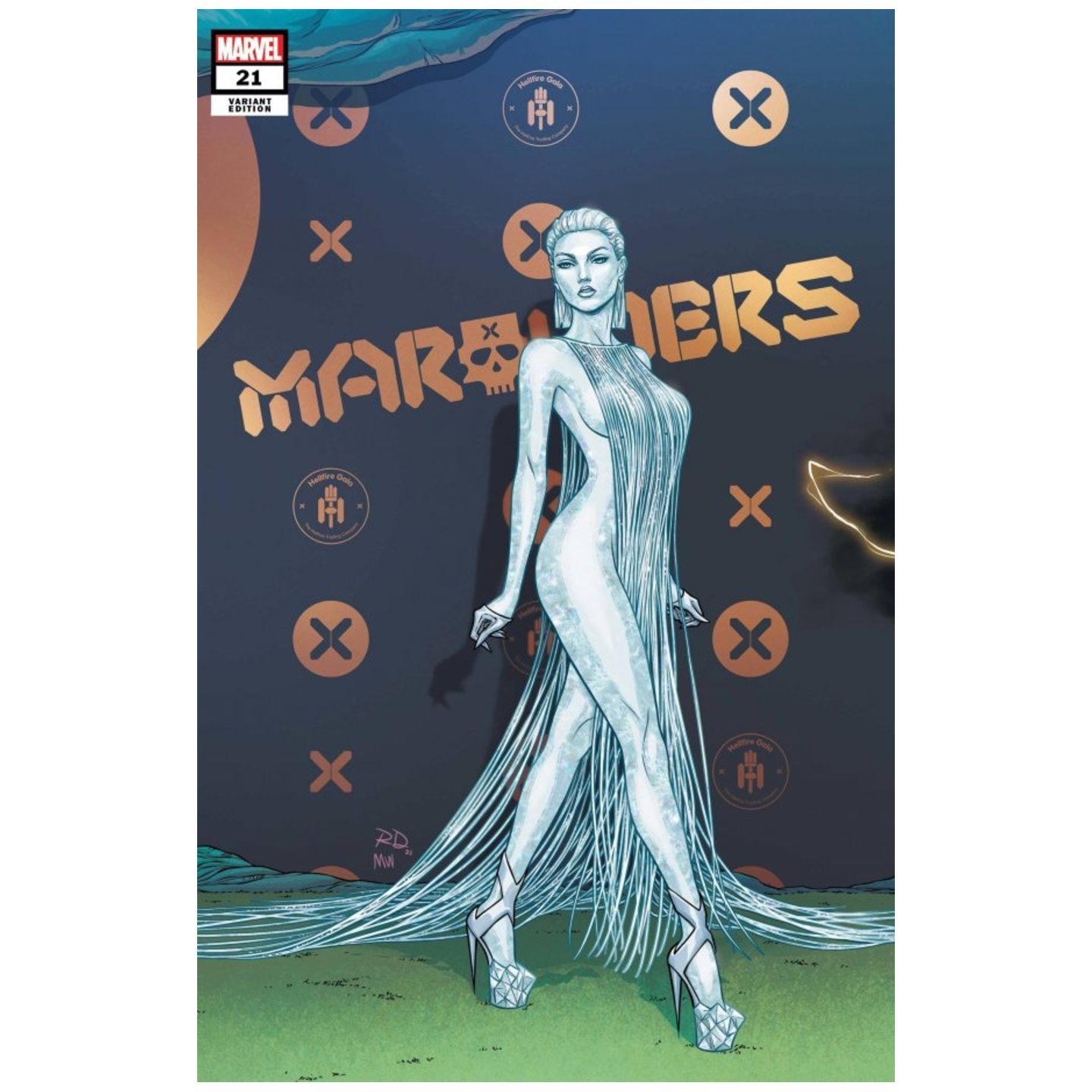 MARAUDERS #21 DAUTERMAN CONNECTING VAR GALA