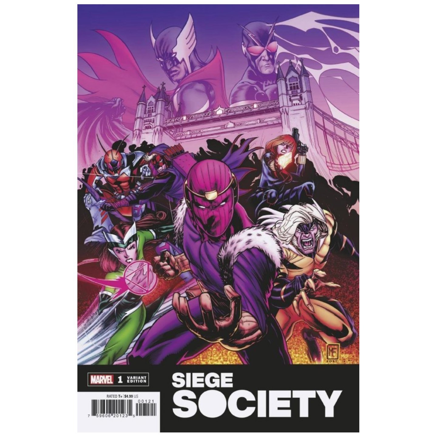 HEROES REBORN SIEGE SOCIETY #1 FERREIRA VAR