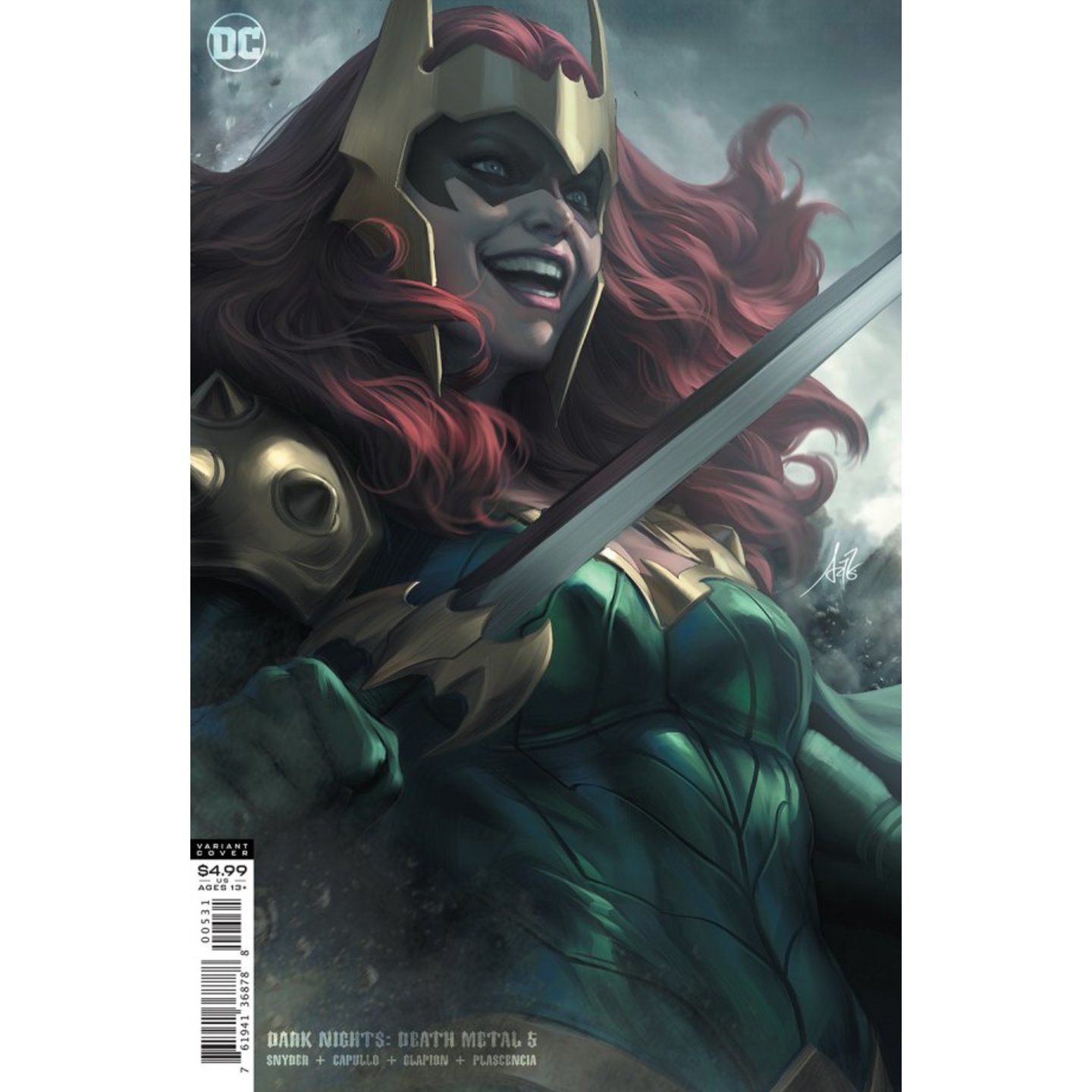 DARK NIGHTS DEATH METAL #5 (OF 7) CVR C STANLEY ARTGERM LAU KULL VAR