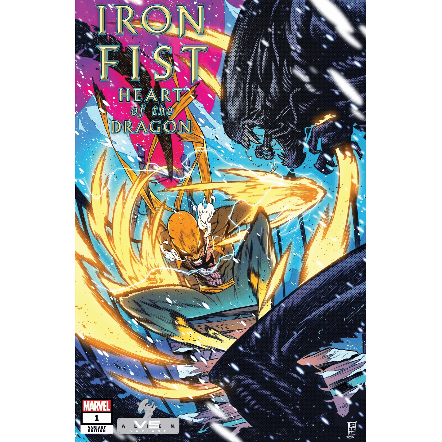 IRON FIST HEART OF DRAGON #1 (OF 6) JACINTO MARVEL VS ALIEN