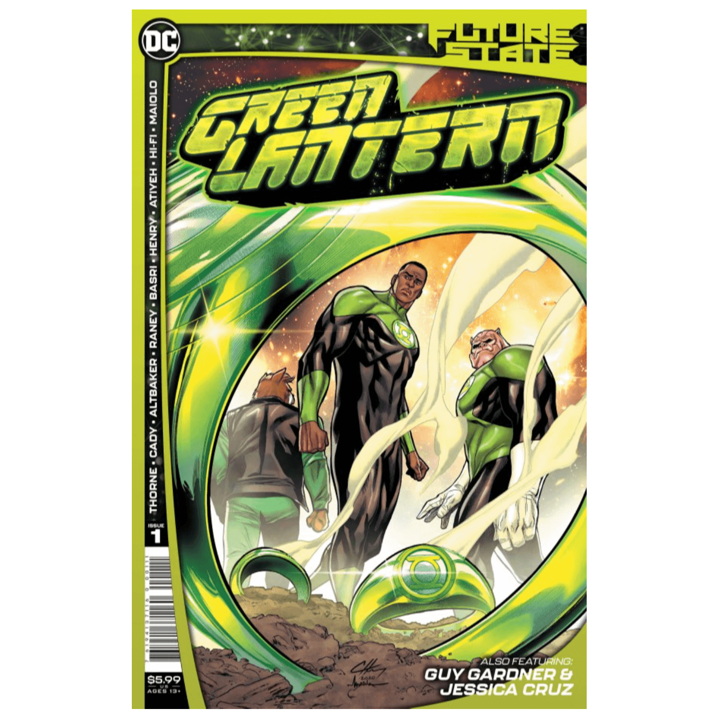 FUTURE STATE GREEN LANTERN #1 (OF 2) CVR A CLAYTON HENRY