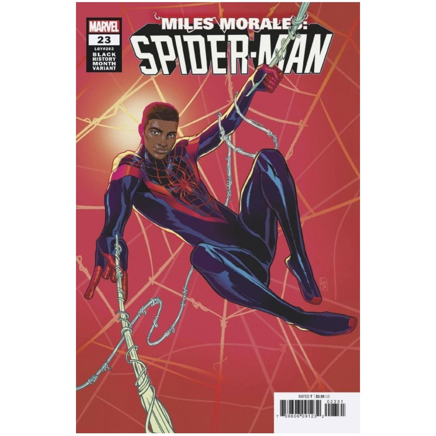 MILES MORALES SPIDER-MAN #23 SOUZA BLACK HISTORY VAR KIB