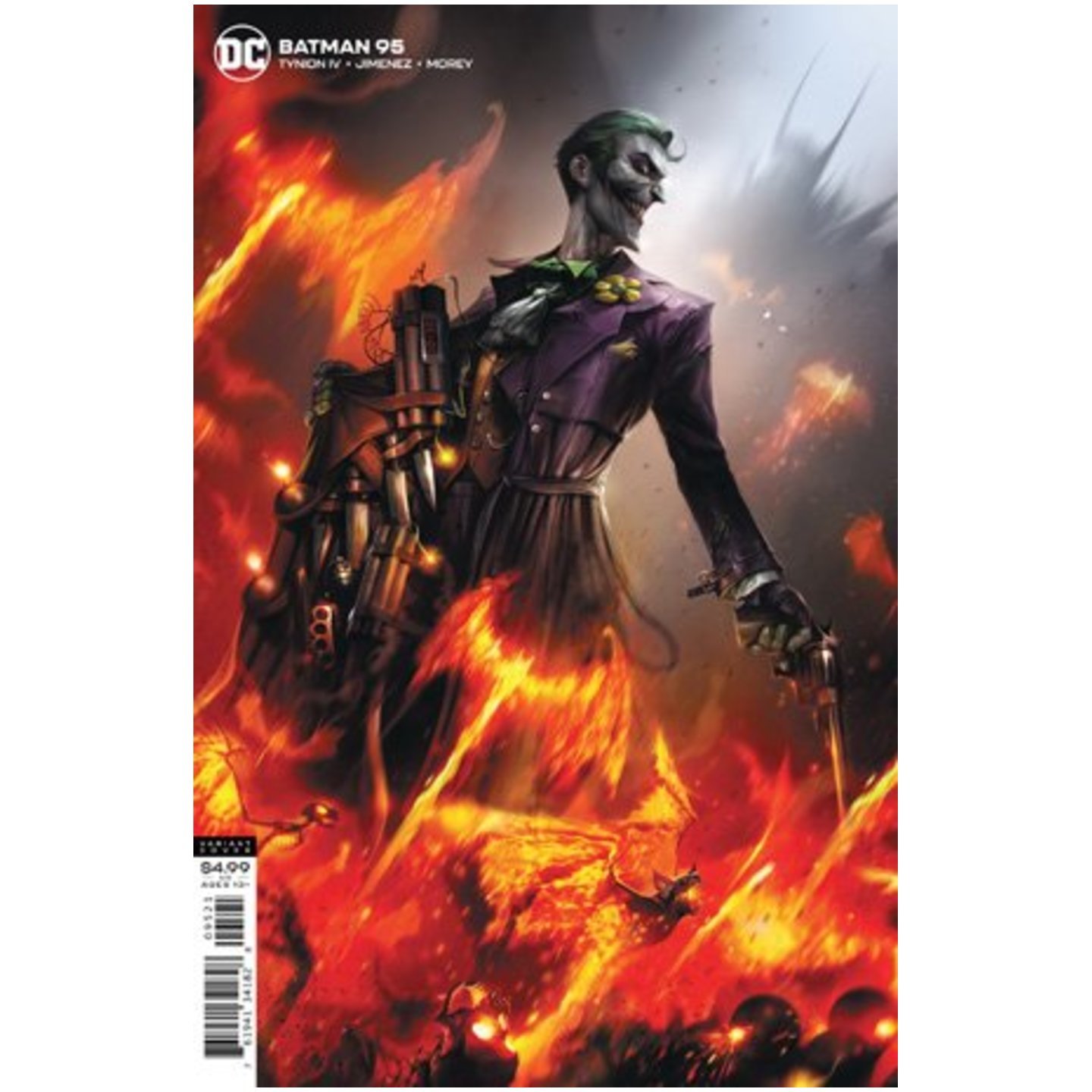 BATMAN #95 CVR B FRANCESCO MATTINA CARD STOCK VAR (JOKER WAR)