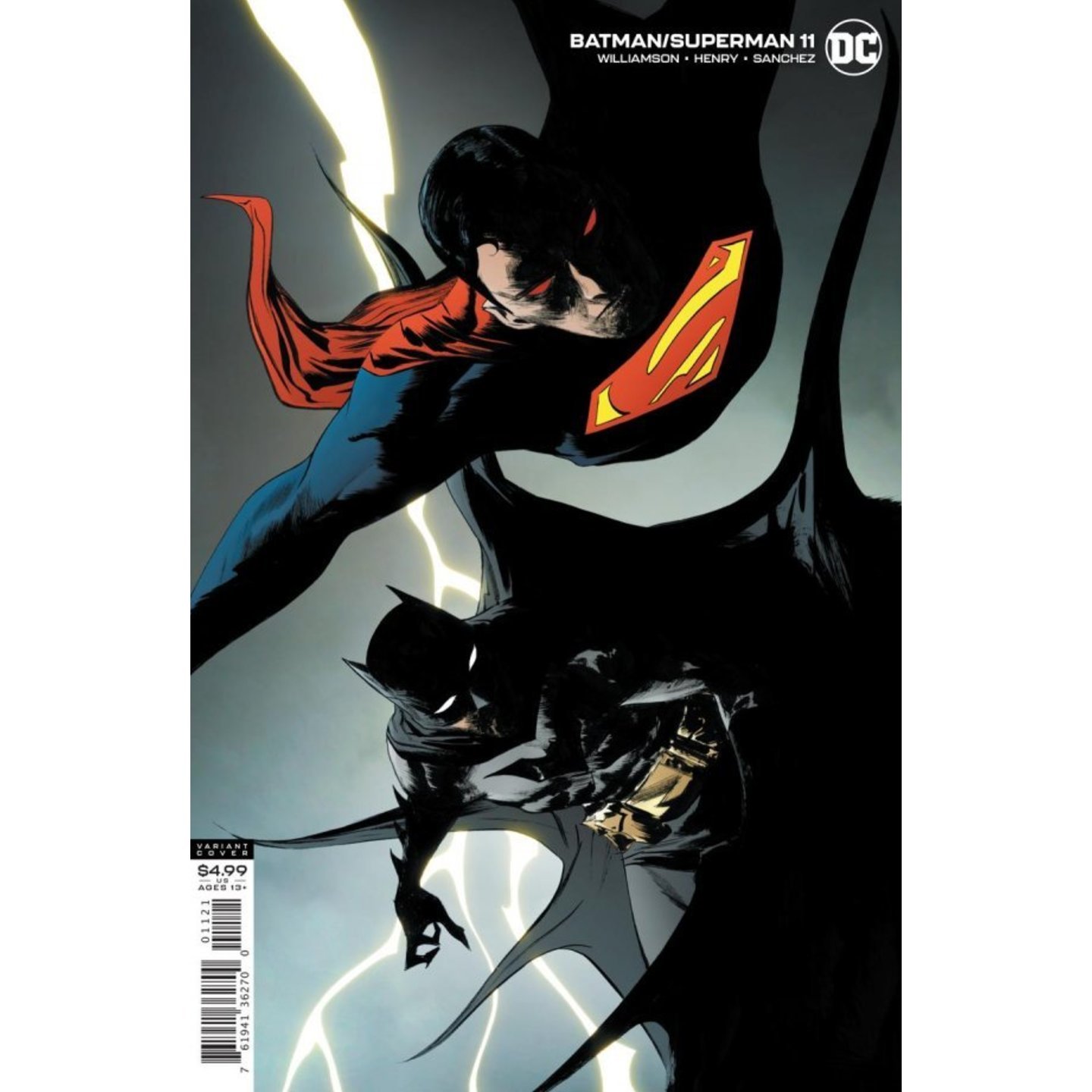 BATMAN SUPERMAN #11 CARD STOCK JAE LEE VAR ED