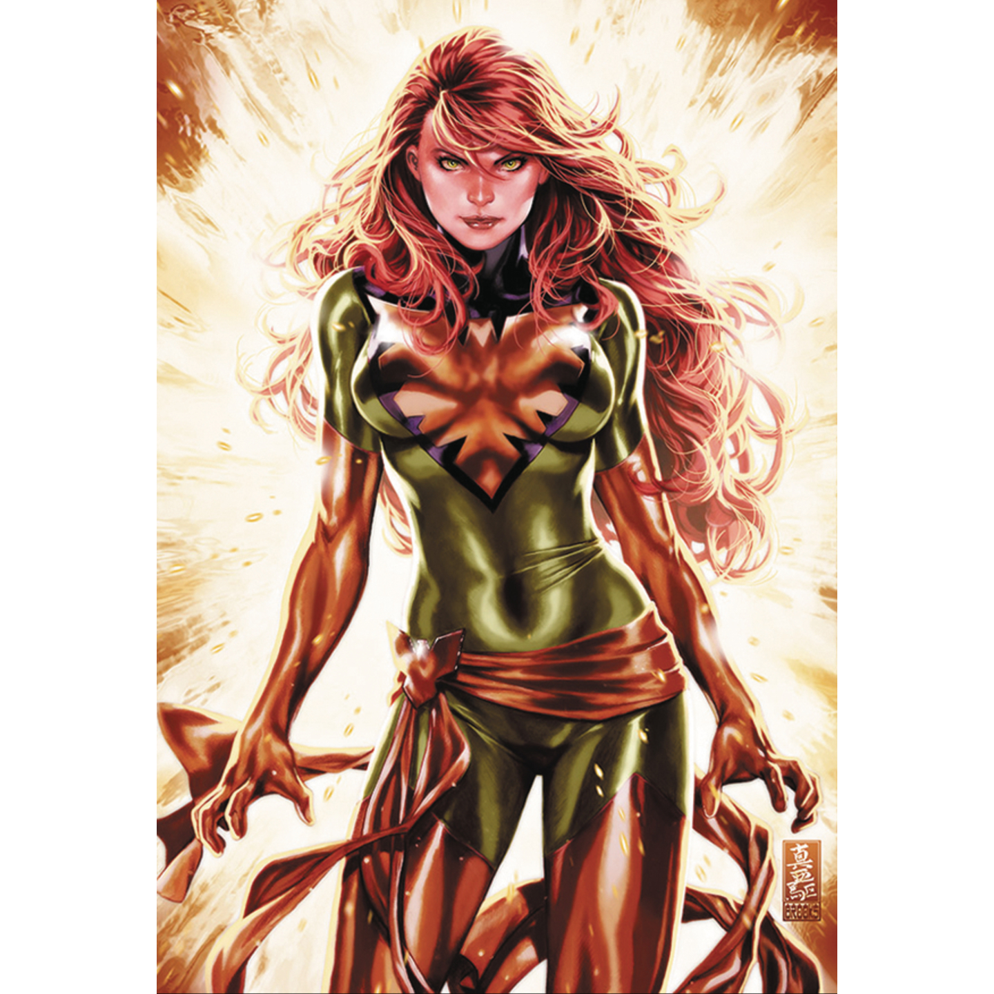 PHOENIX RESURRECTION 1 MARK BROOKS VIRGIN COVER VARIANT GREEN