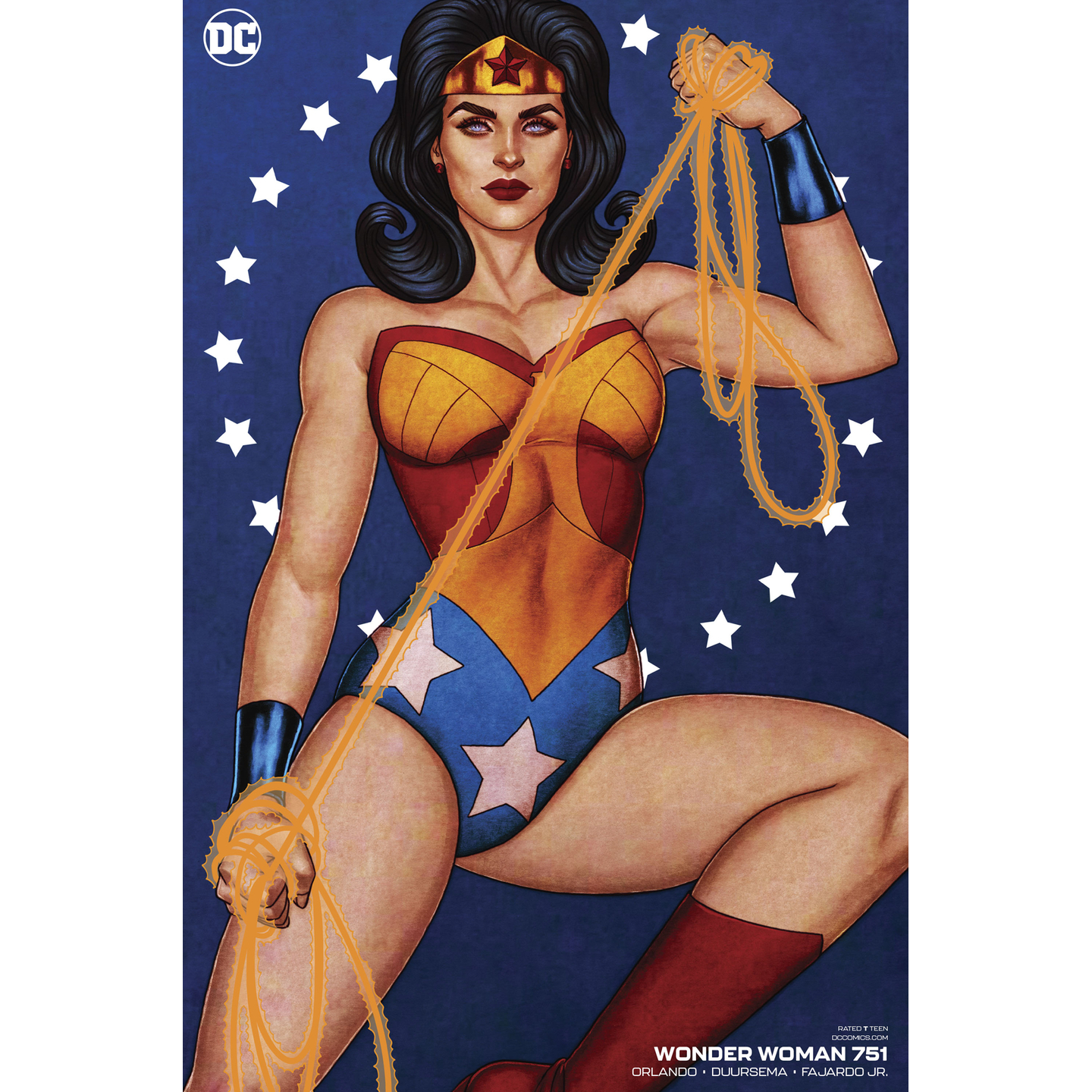 WONDER WOMAN 751 JENNY FRISON VAR ED