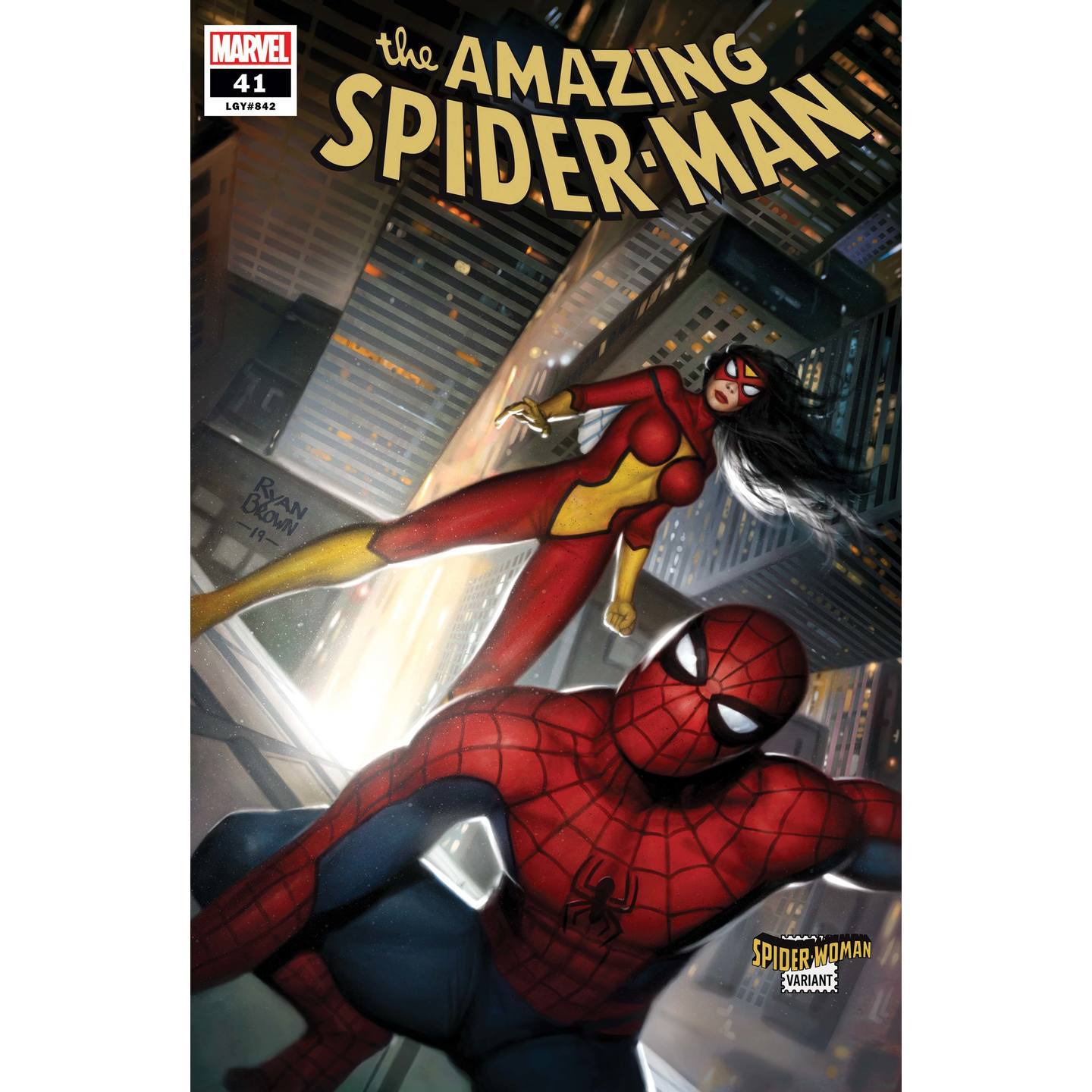 AMAZING SPIDER-MAN 41 BROWN SPIDER-WOMAN VAR