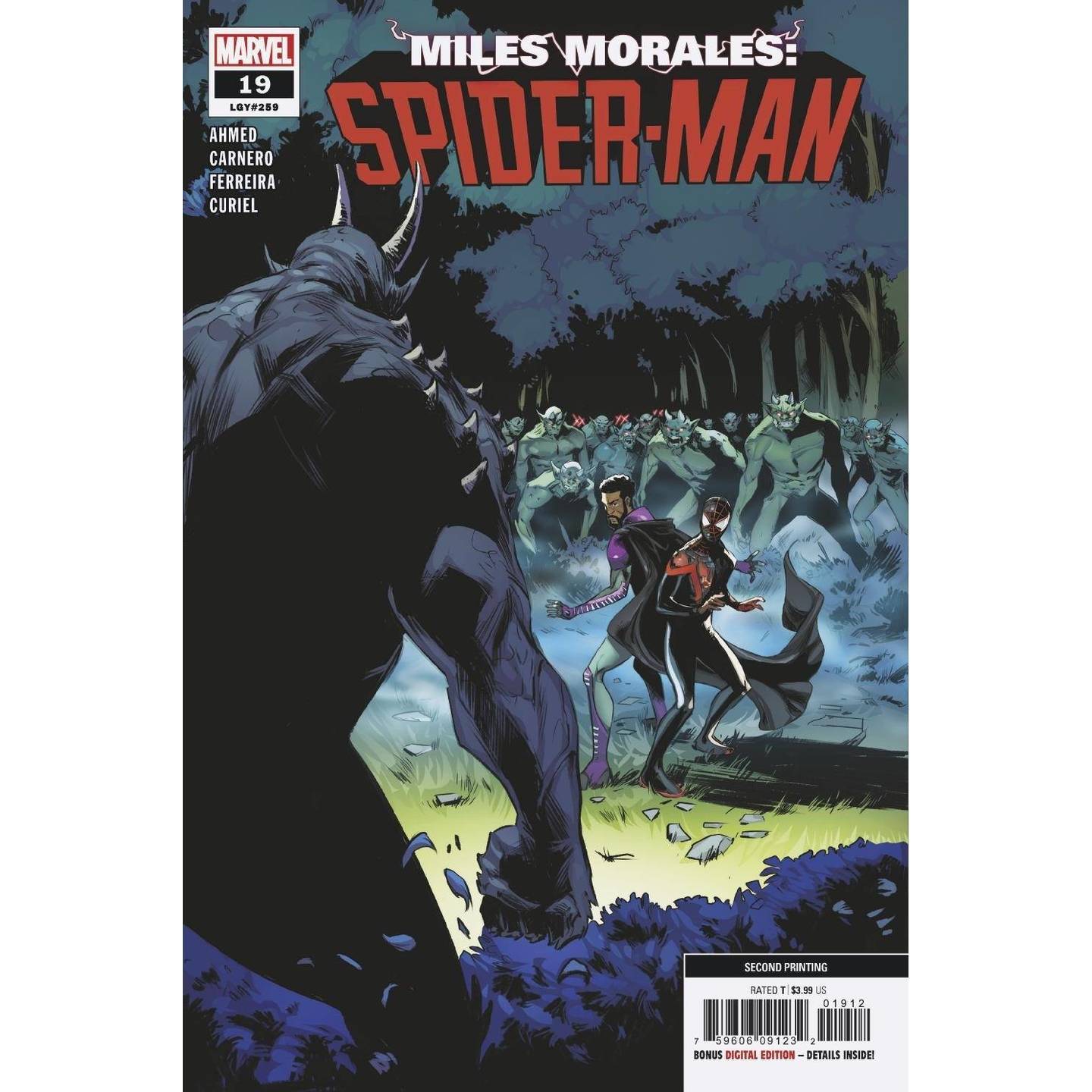 MILES MORALES SPIDER-MAN #19 2ND PTG VAR OUT