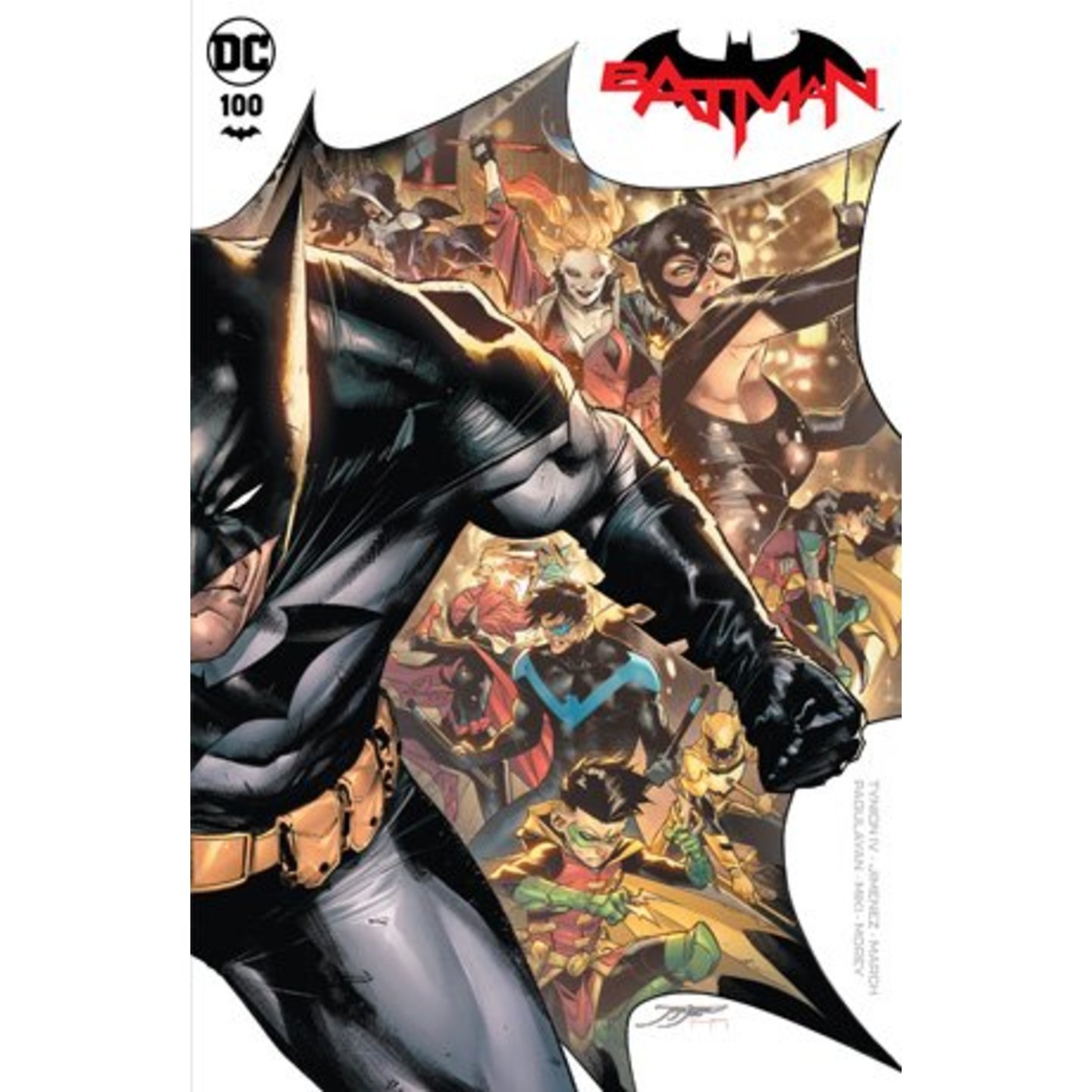 BATMAN 100 CVR A JORGE JIMENEZ WRAPAROUND JOKER WAR