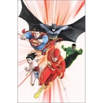 JUSTICE LEAGUE #47 CARD STOCK MIKEL JANIN VAR ED
