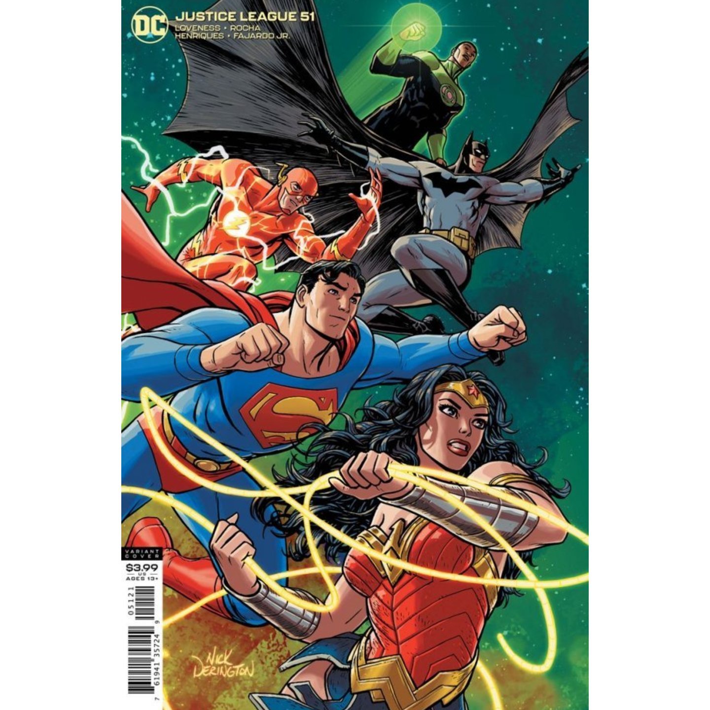 JUSTICE LEAGUE #51 VAR ED