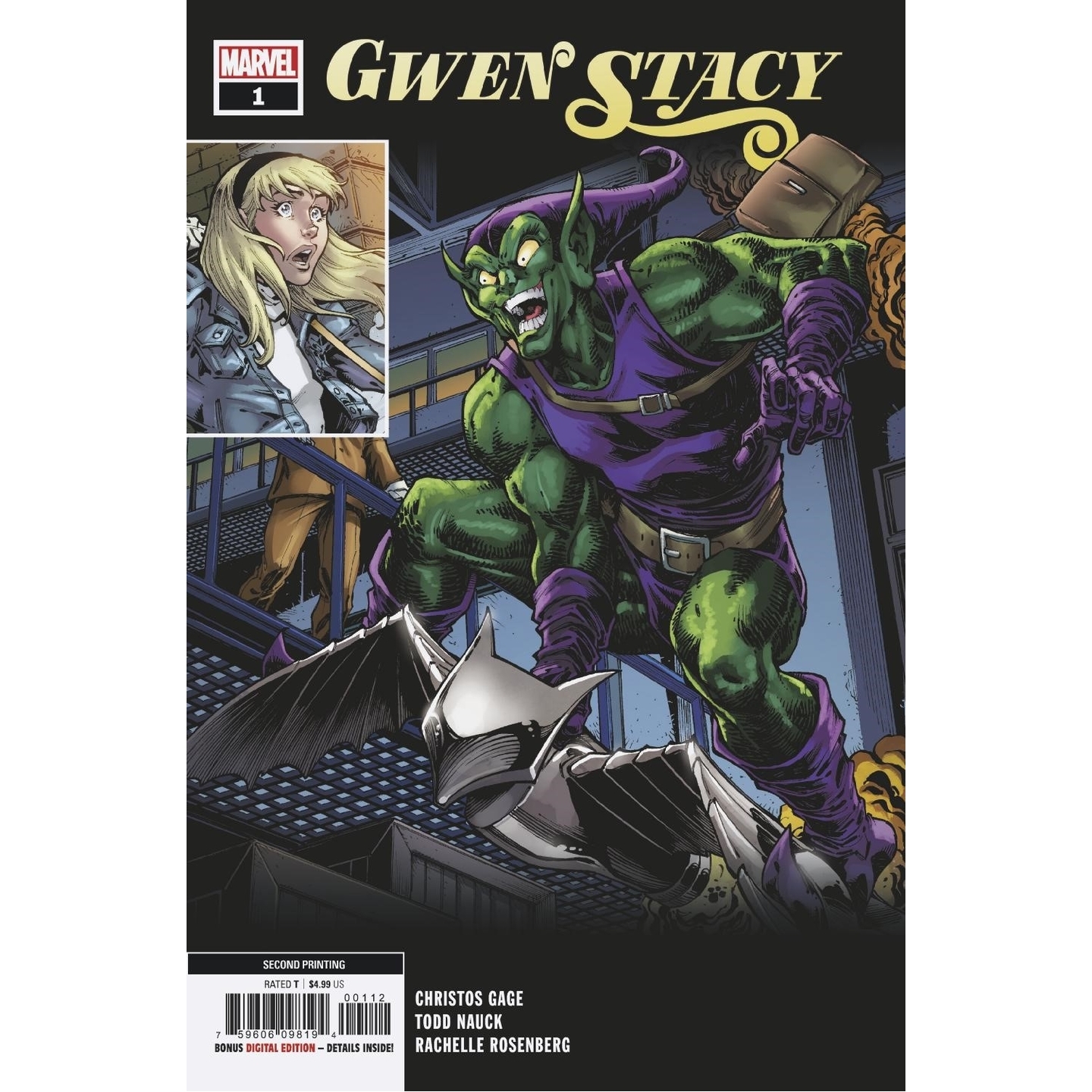 GWEN STACY 1 OF 5 2ND PTG NAUCK VAR