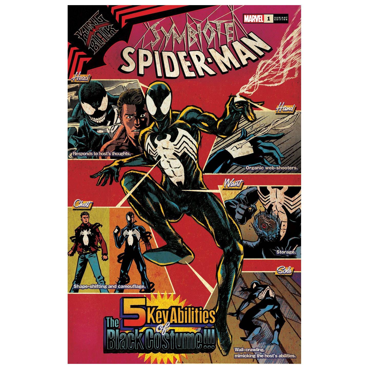 SYMBIOTE SPIDER-MAN KING IN BLACK #1 SUPERLOG VAR