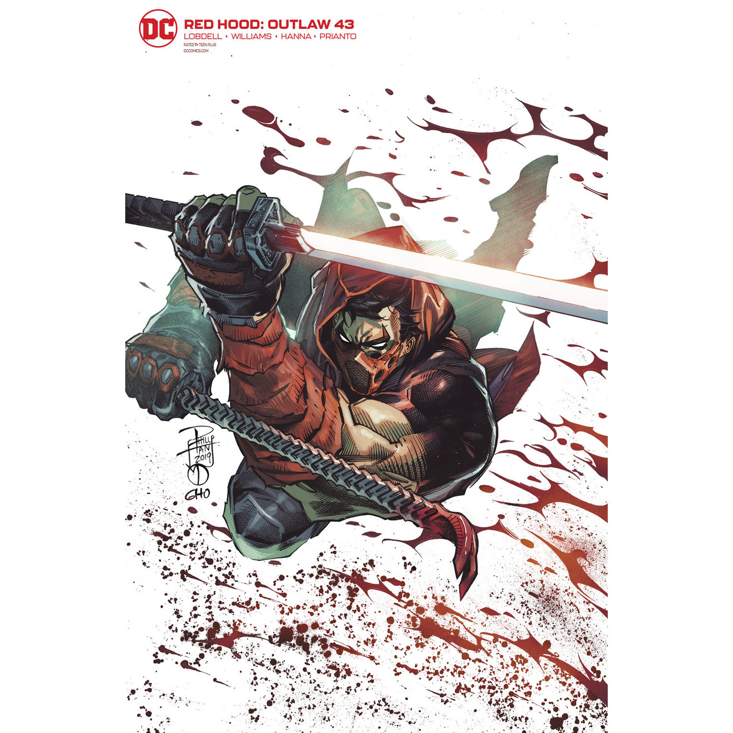 RED HOOD OUTLAW 43 PHILIP TAN VAR ED