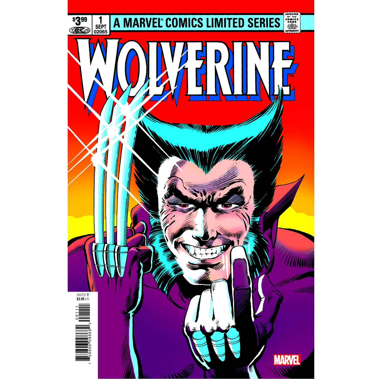 WOLVERINE BY CLAREMONT & MILLER 1 FACSIMILE EDITION