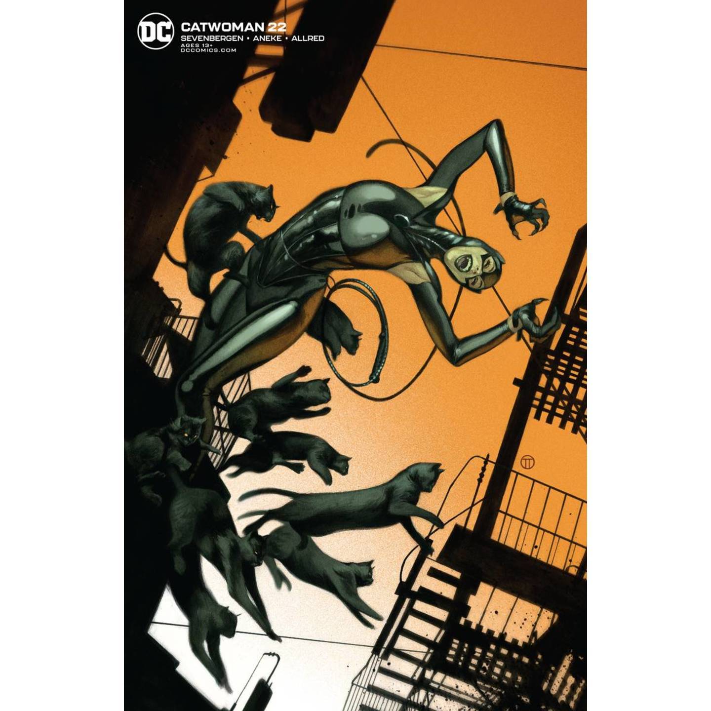 CATWOMAN #22 CARD STOCK J T TEDESCO VAR ED