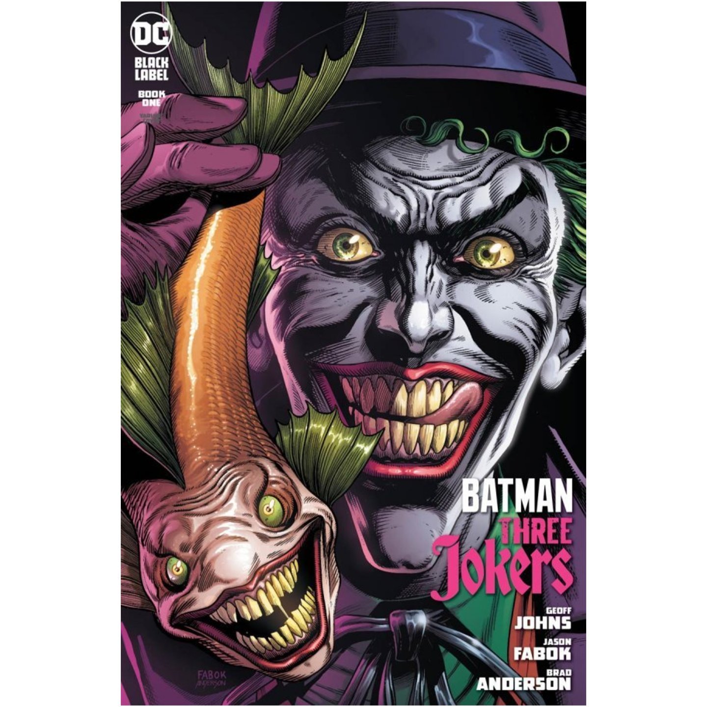 BATMAN THREE JOKERS 1 OF 3 PREMIUM VAR B JOKER FISH