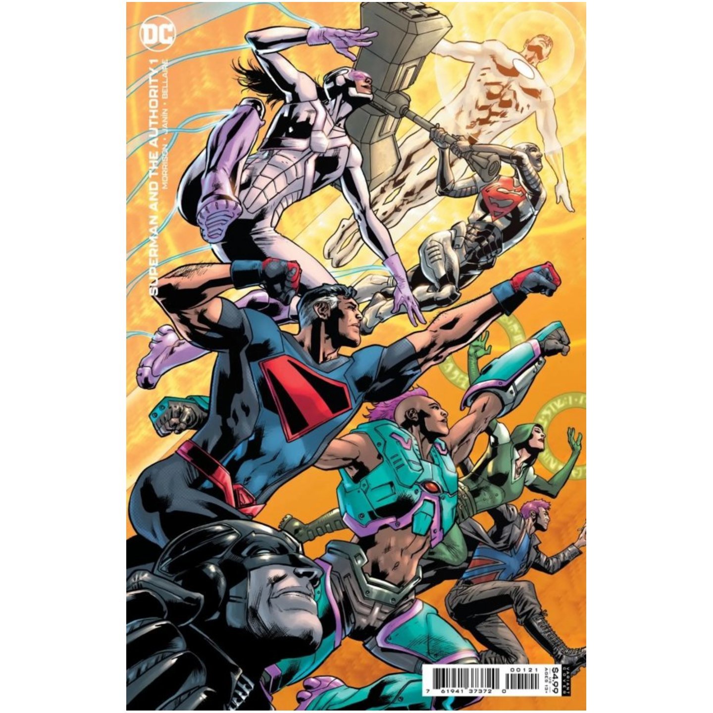 SUPERMAN AND THE AUTHORITY #1 (OF 4) CVR B BRYAN HITCH CARD STOCK VAR