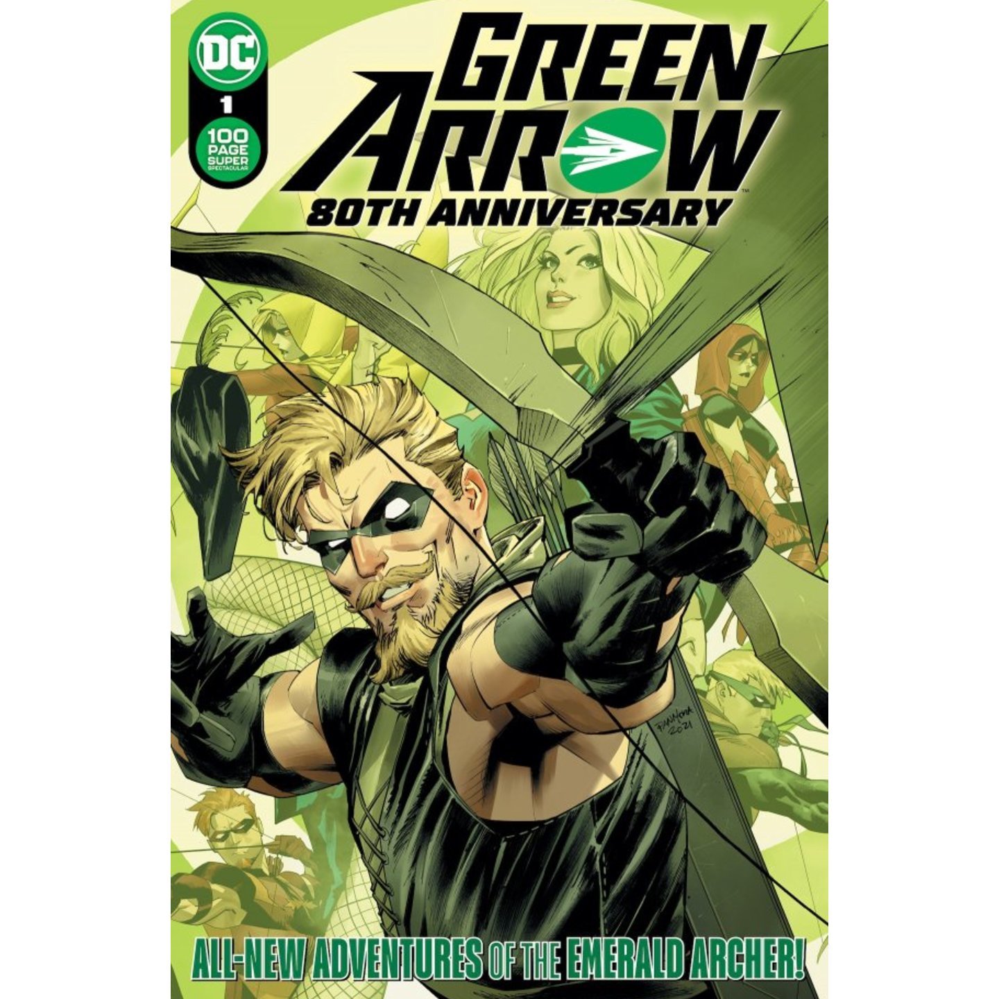 GREEN ARROW 80TH ANNIVERSARY 100-PAGE SUPER SPECTACULAR #1 CVR A DAN MORA