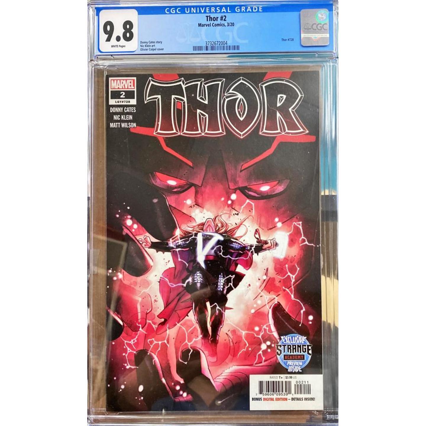 THOR #2 CGC 9.8