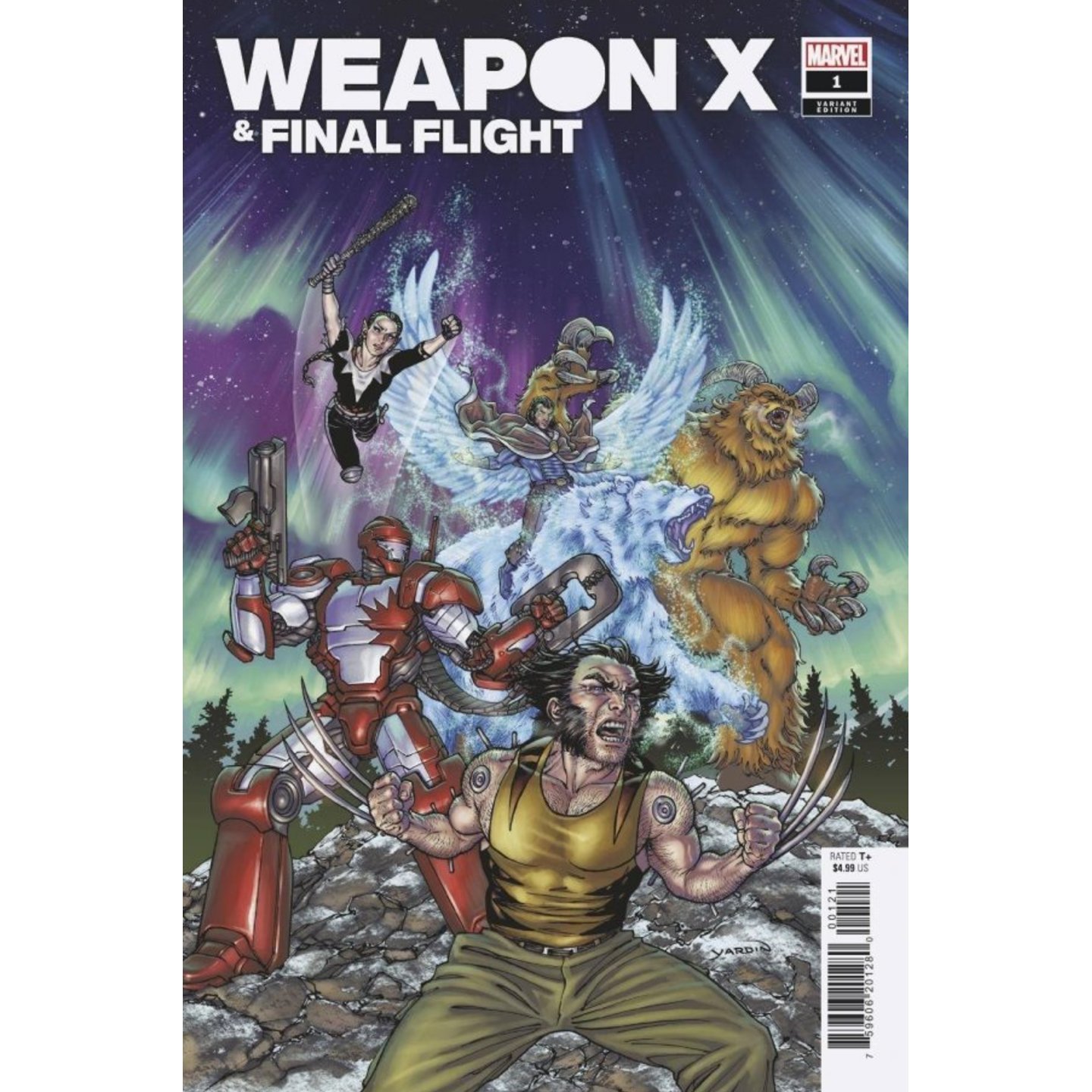 HEROES REBORN WEAPON X AND FINAL FLIGHT #1 YARDIN VAR