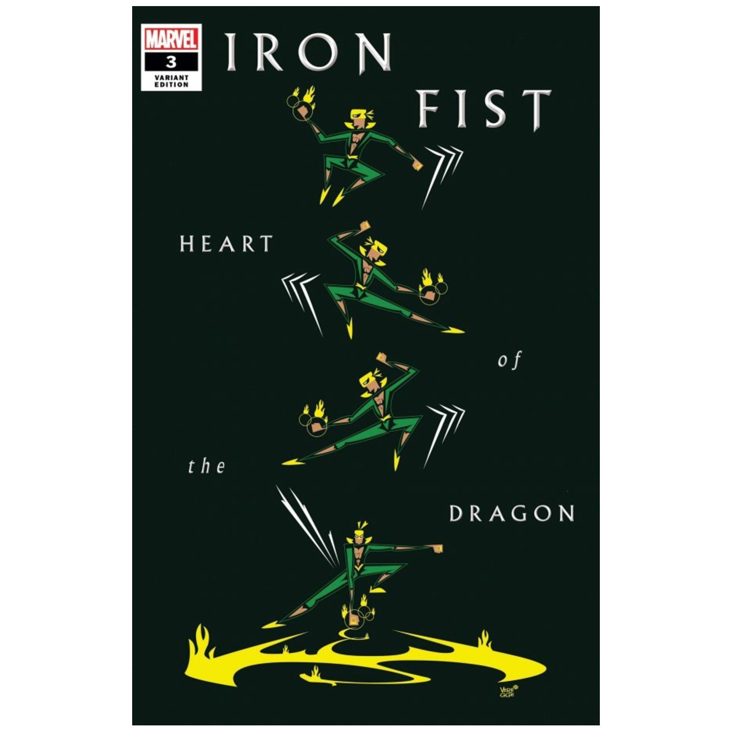 IRON FIST HEART OF DRAGON #3 (OF 6) VEREGGE VAR